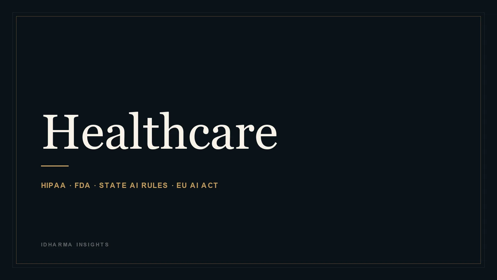 AI Compliance for Healthcare Providers: What Actually Applies