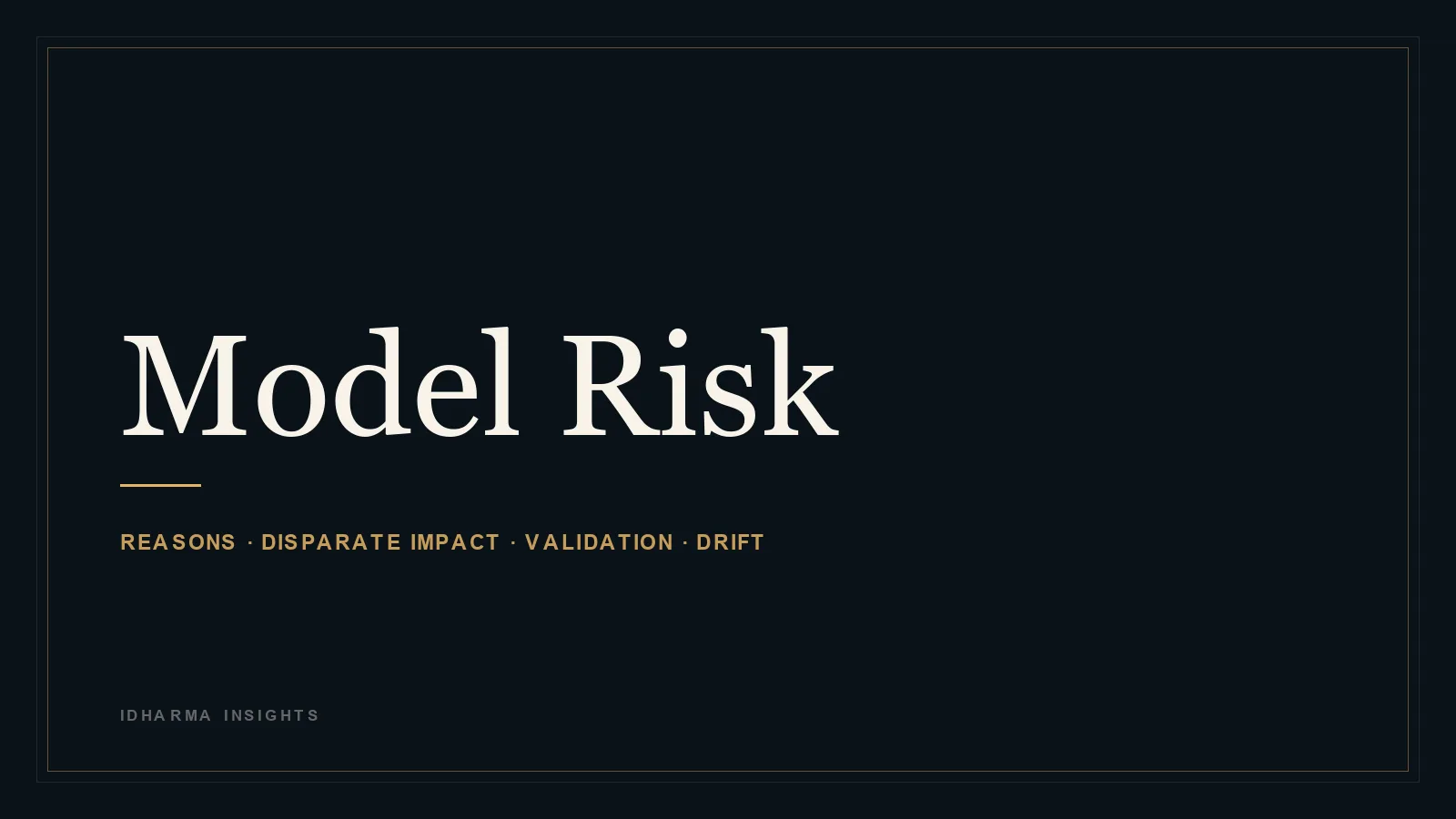 AI Model Risk Management for Lenders: What Counterparties Ask For